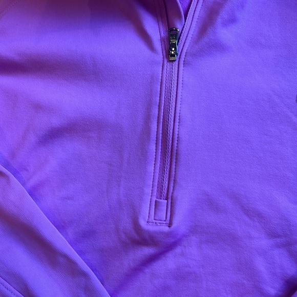 Like new champion purple 1/4 zip activewear jacket small - Picture 4 of 7